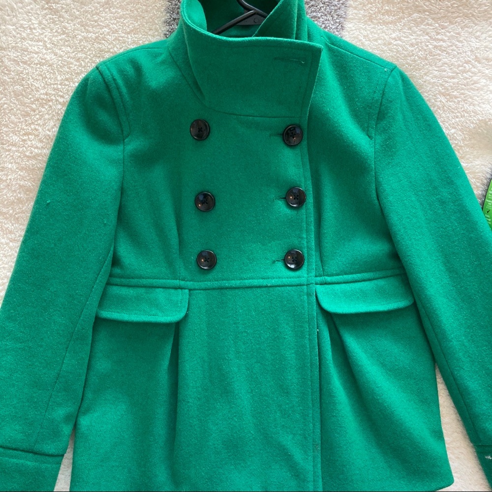 Green Pea Coat
